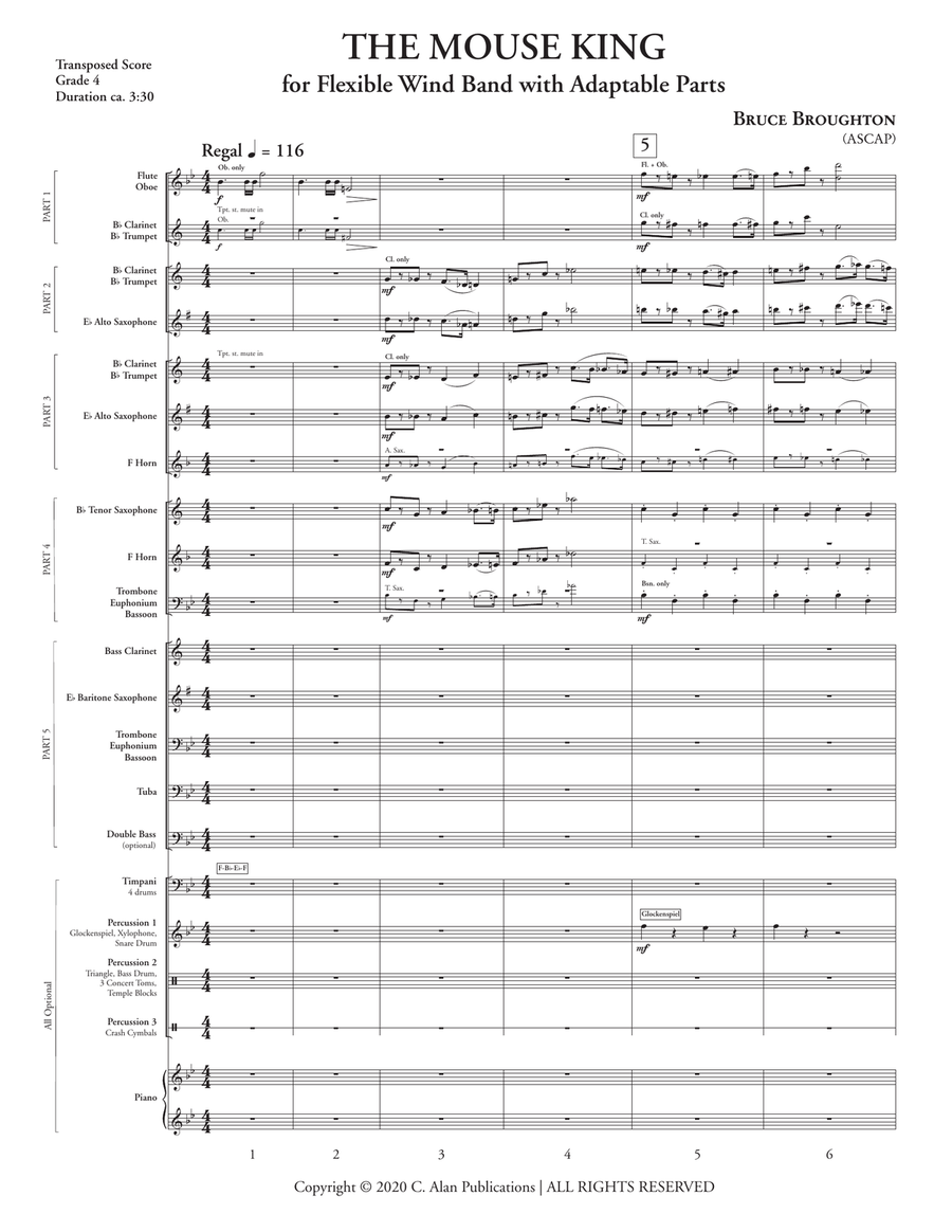 The Mouse King (transposed score) Score scores gallery preview page 4