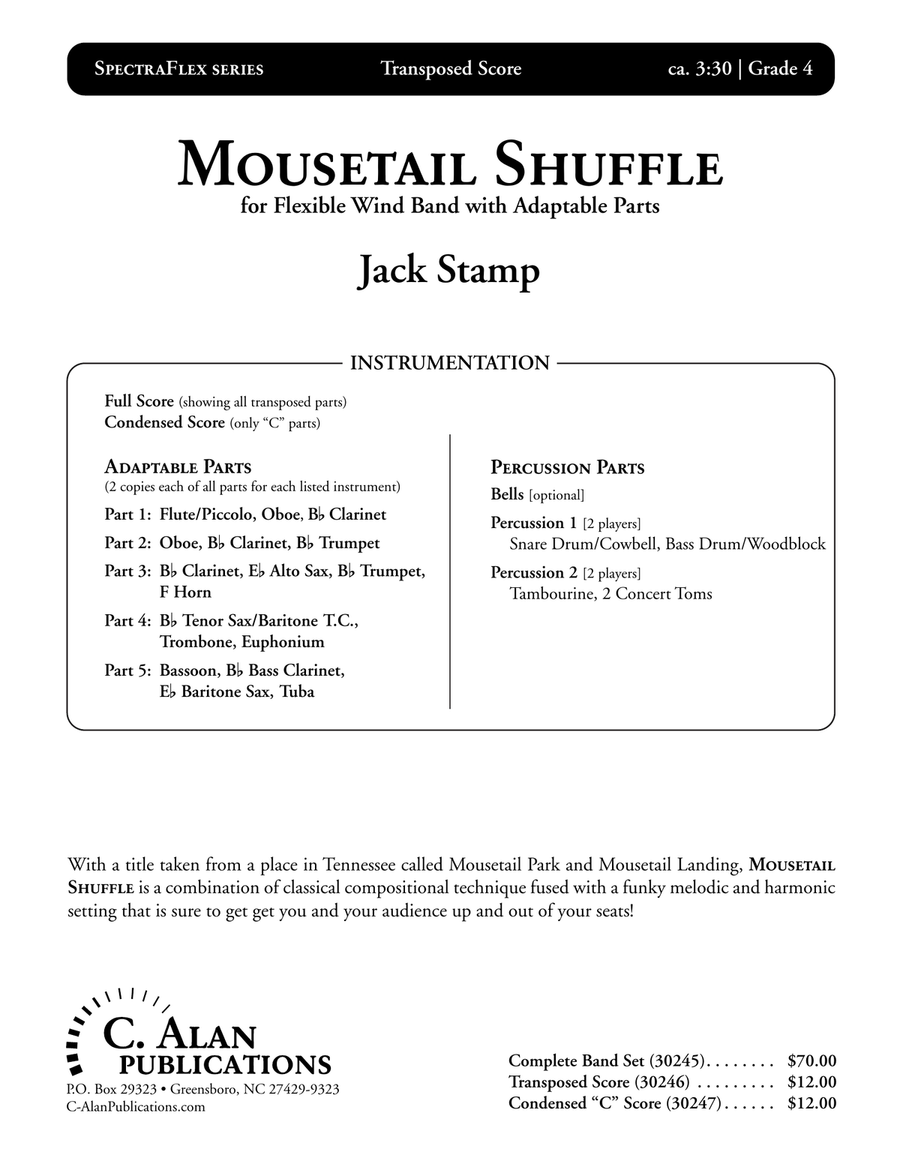 Mousetail Shuffle (transposed score) Score scores gallery preview page 2