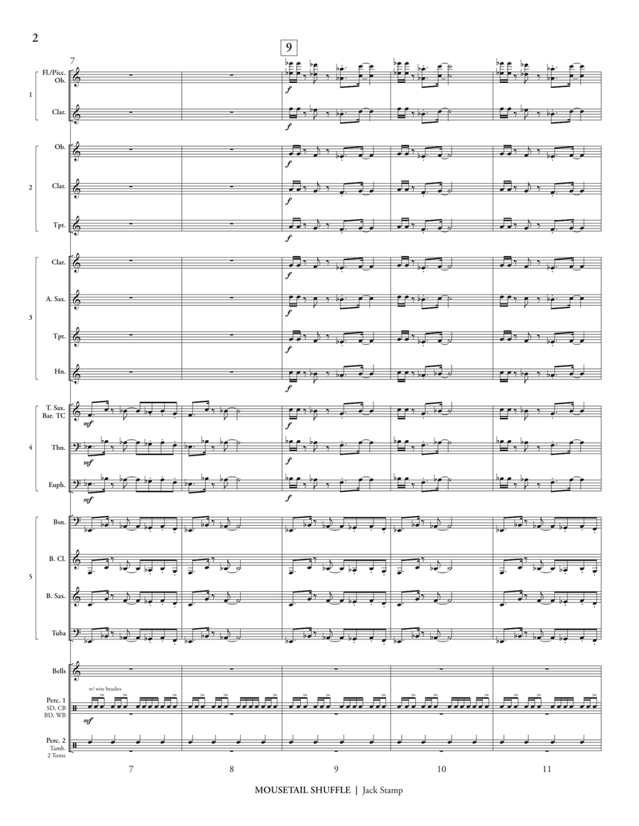 Mousetail Shuffle (transposed score) Score scores gallery preview page 4