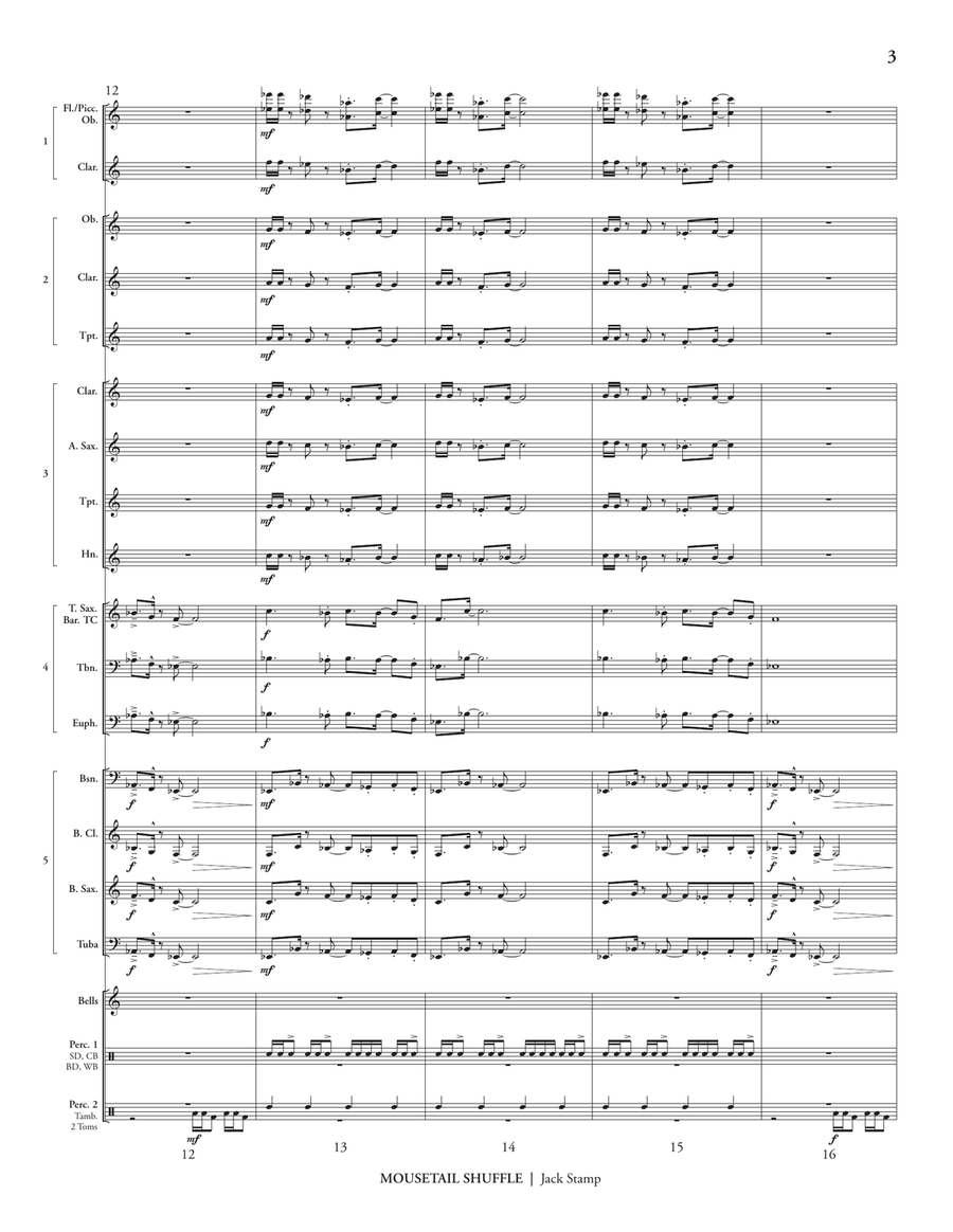 Mousetail Shuffle (transposed score) Score scores gallery preview page 5