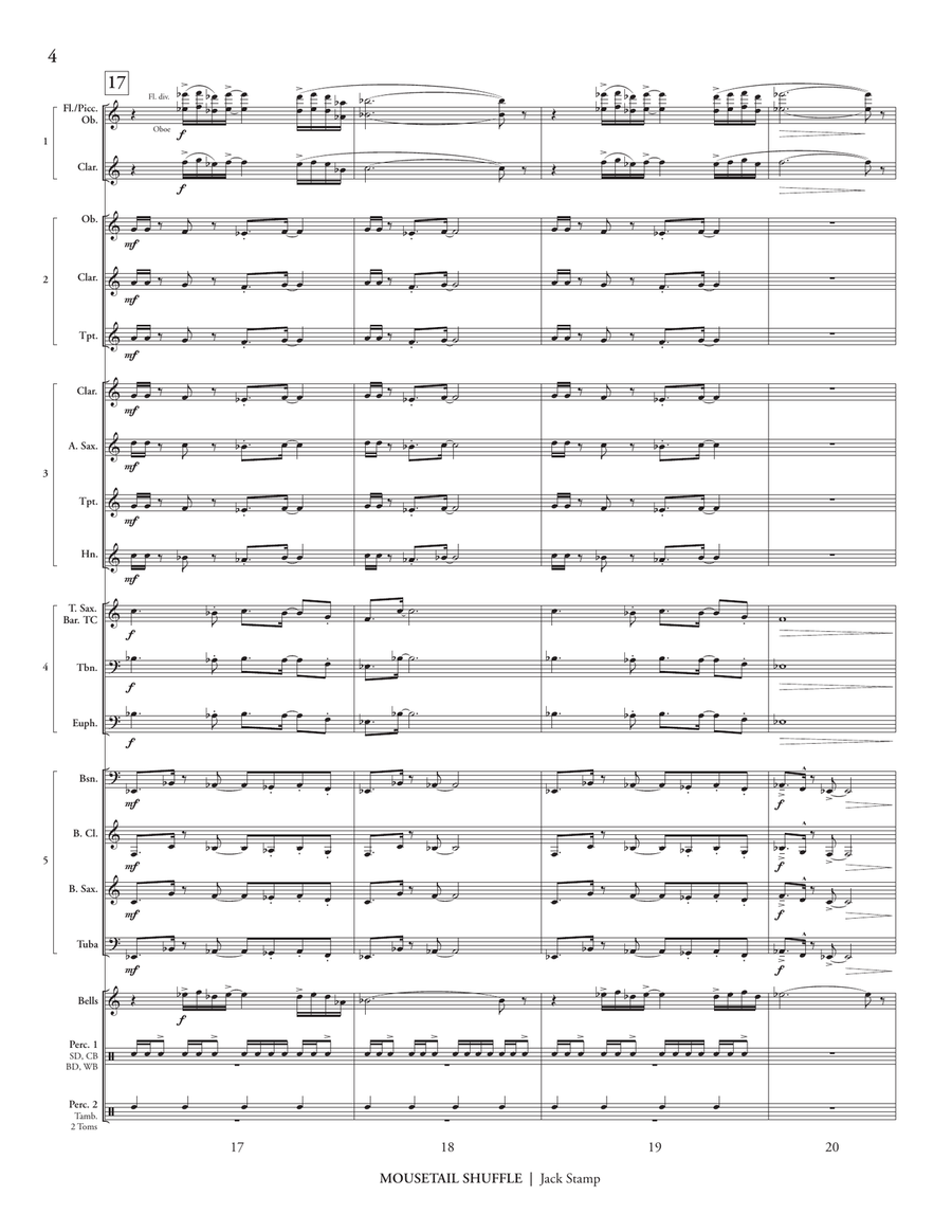 Mousetail Shuffle (transposed score) Score scores gallery preview page 6