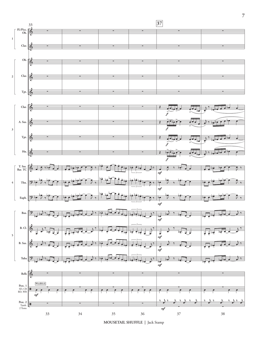 Mousetail Shuffle (transposed score) Score scores gallery preview page 9