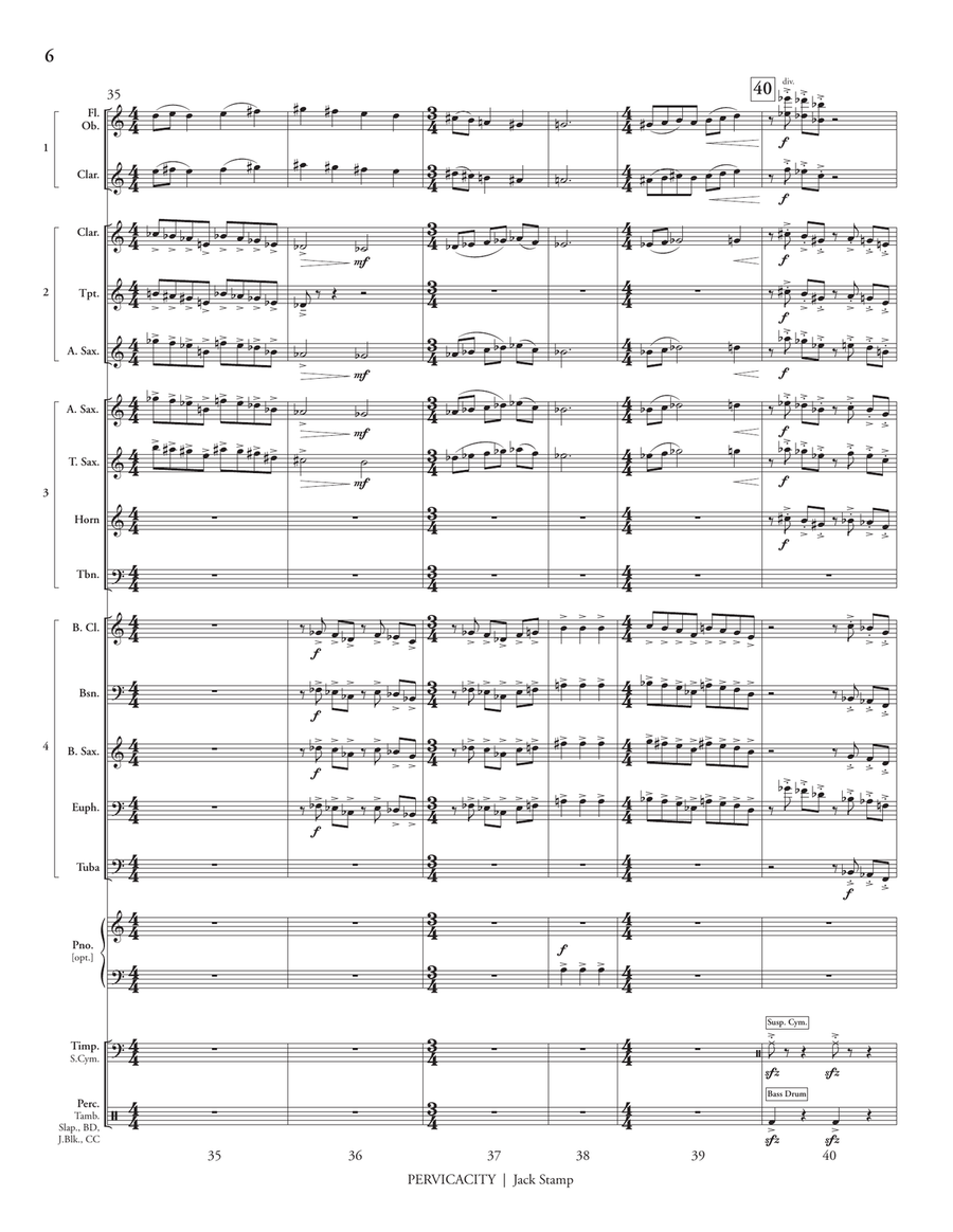 Pervicacity (4+-part flex) Score scores gallery preview page 8