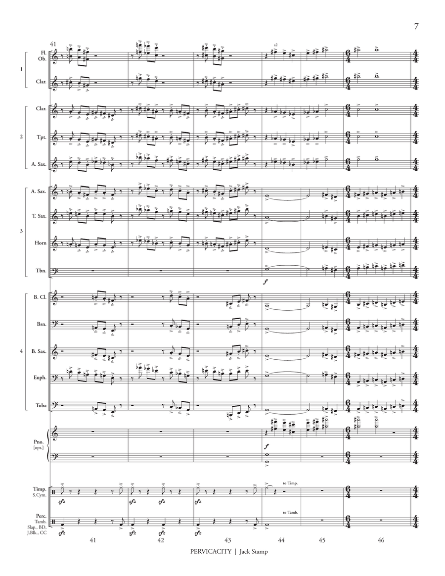 Pervicacity (4+-part flex) Score scores gallery preview page 9