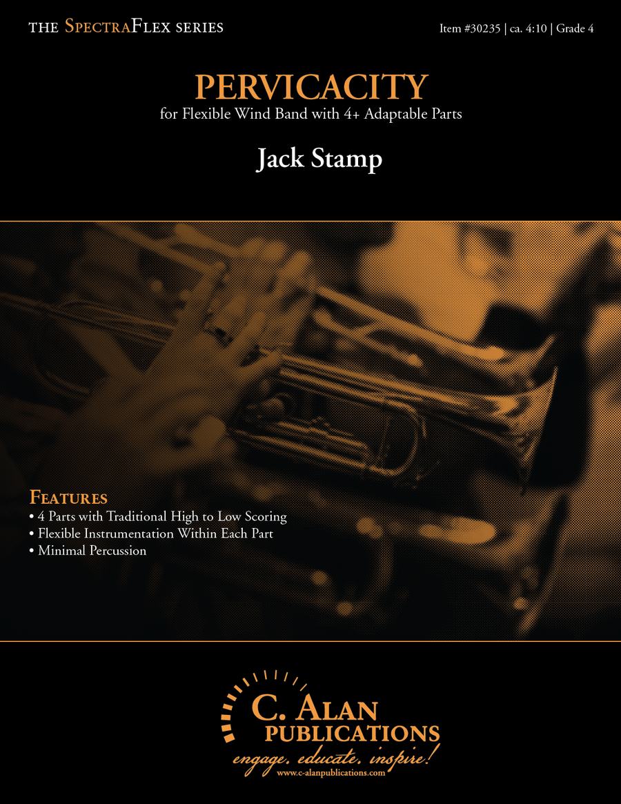 Pervicacity (transposed score) Score scores gallery preview page 1