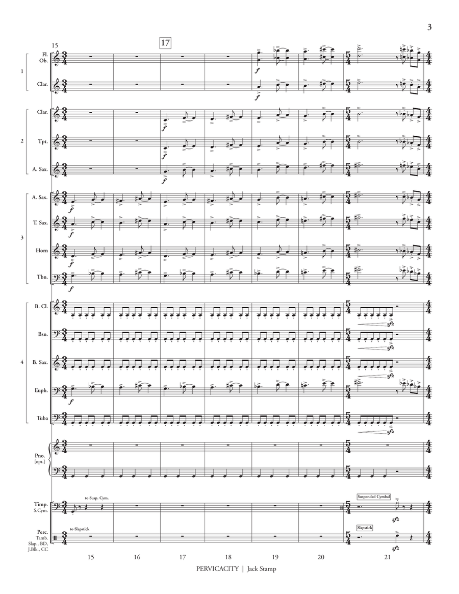 Pervicacity (transposed score) Score scores gallery preview page 5