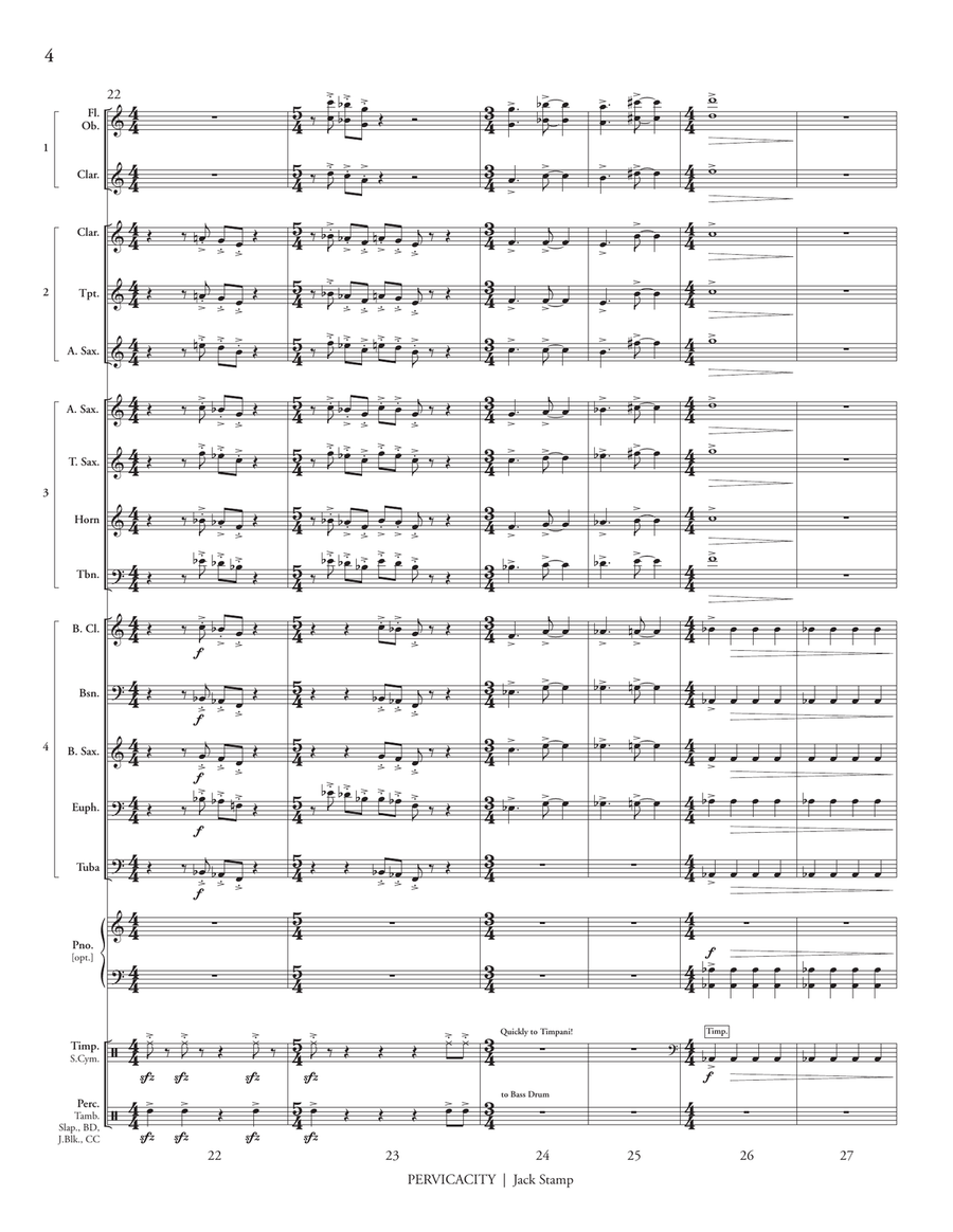 Pervicacity (transposed score) Score scores gallery preview page 6