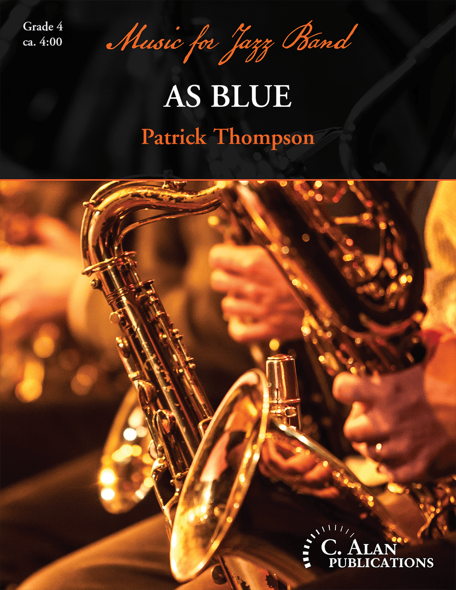 As Blue As Blue Jazz Ensemble scores gallery preview page 1