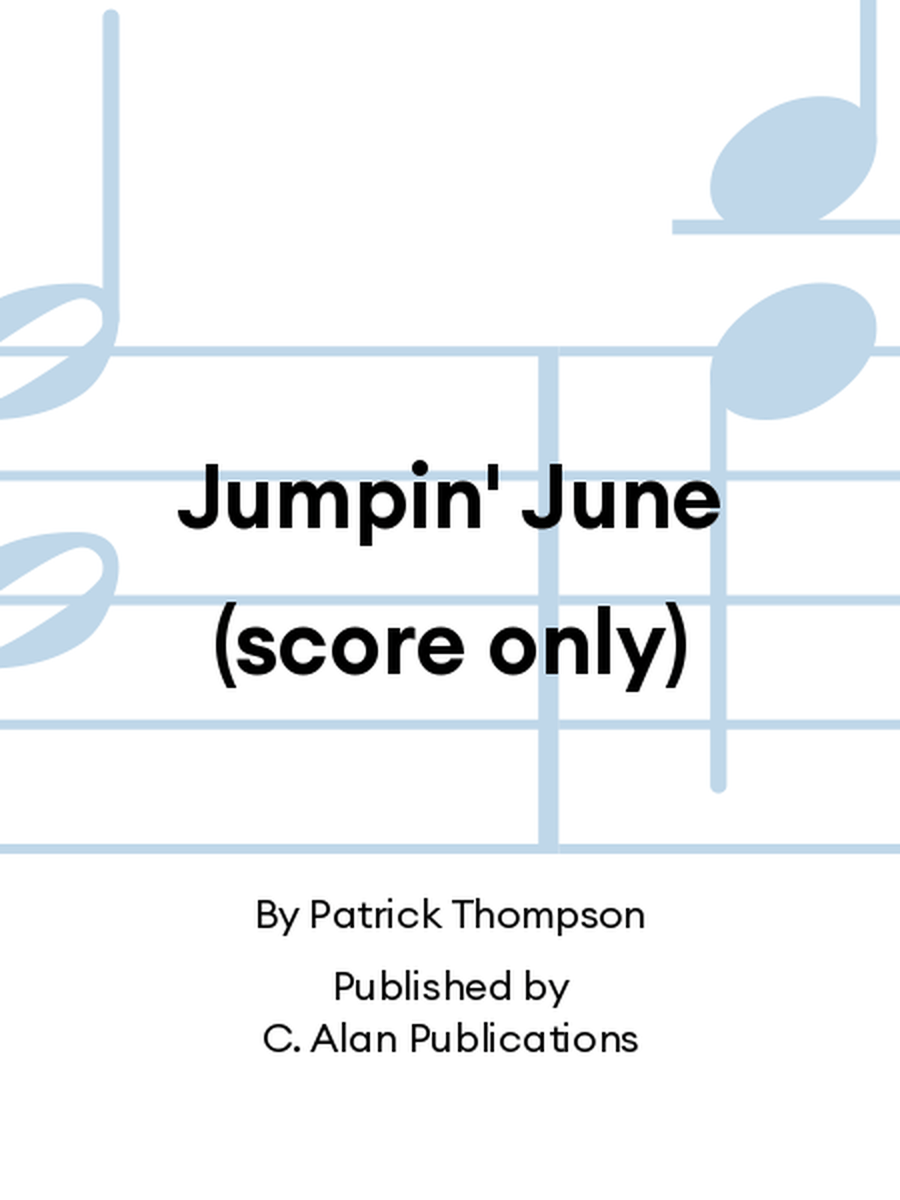 Jumpin' June (score only) Jazz Ensemble scores gallery preview page 1