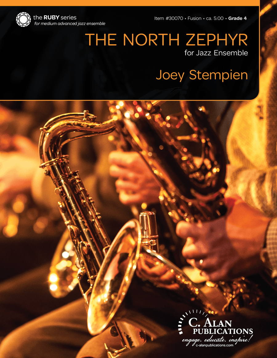 The North Zephyr (score only) Jazz Ensemble scores gallery preview page 1