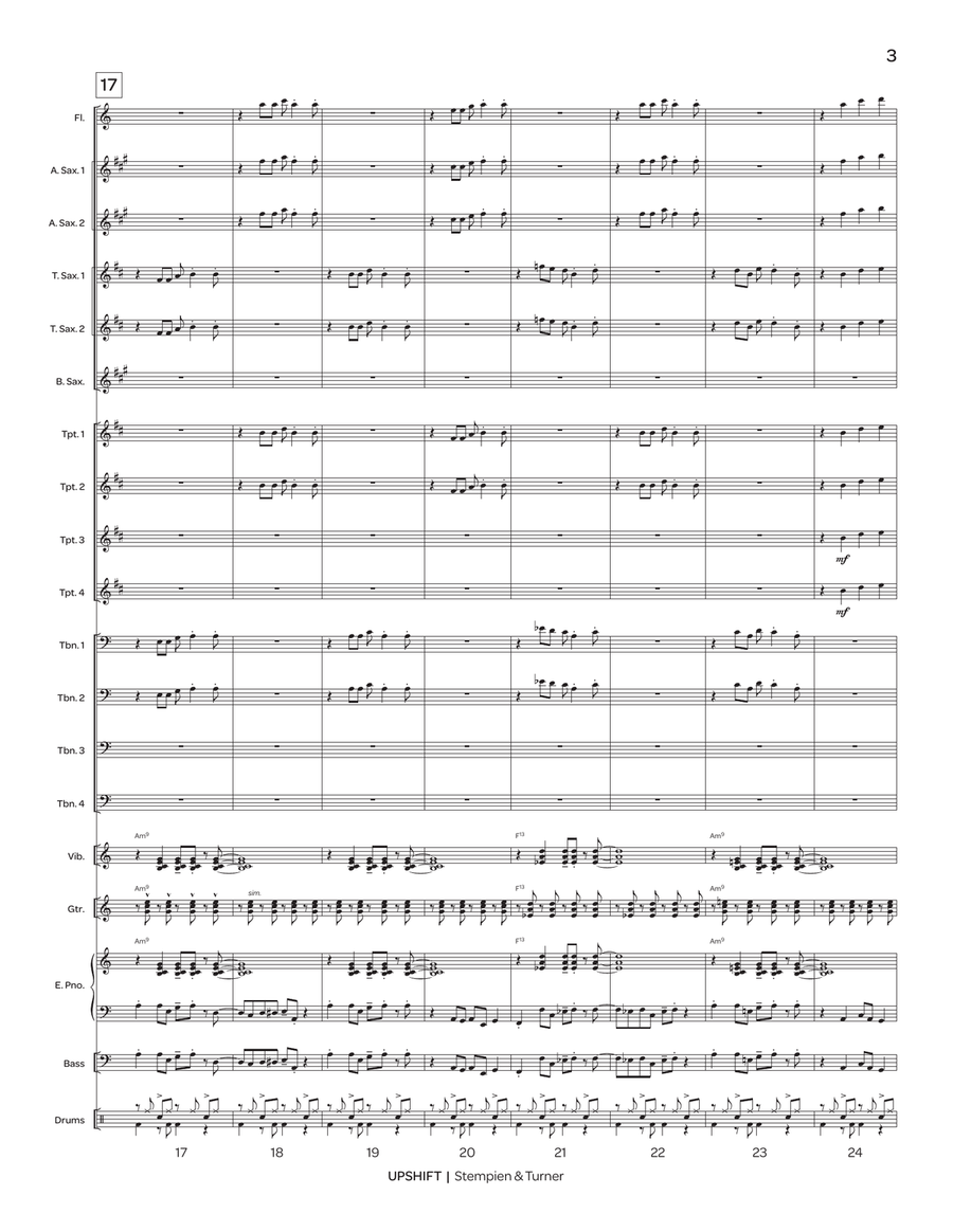 Upshift Upshift Jazz Ensemble scores gallery preview page 5