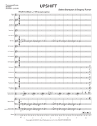 Upshift (score only) Jazz Ensemble scores gallery preview page 3