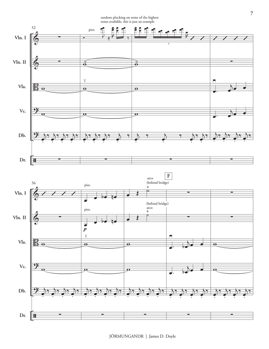 Jörmungandr (score only) Jörmungandr (score only) String Orchestra scores gallery preview page 8