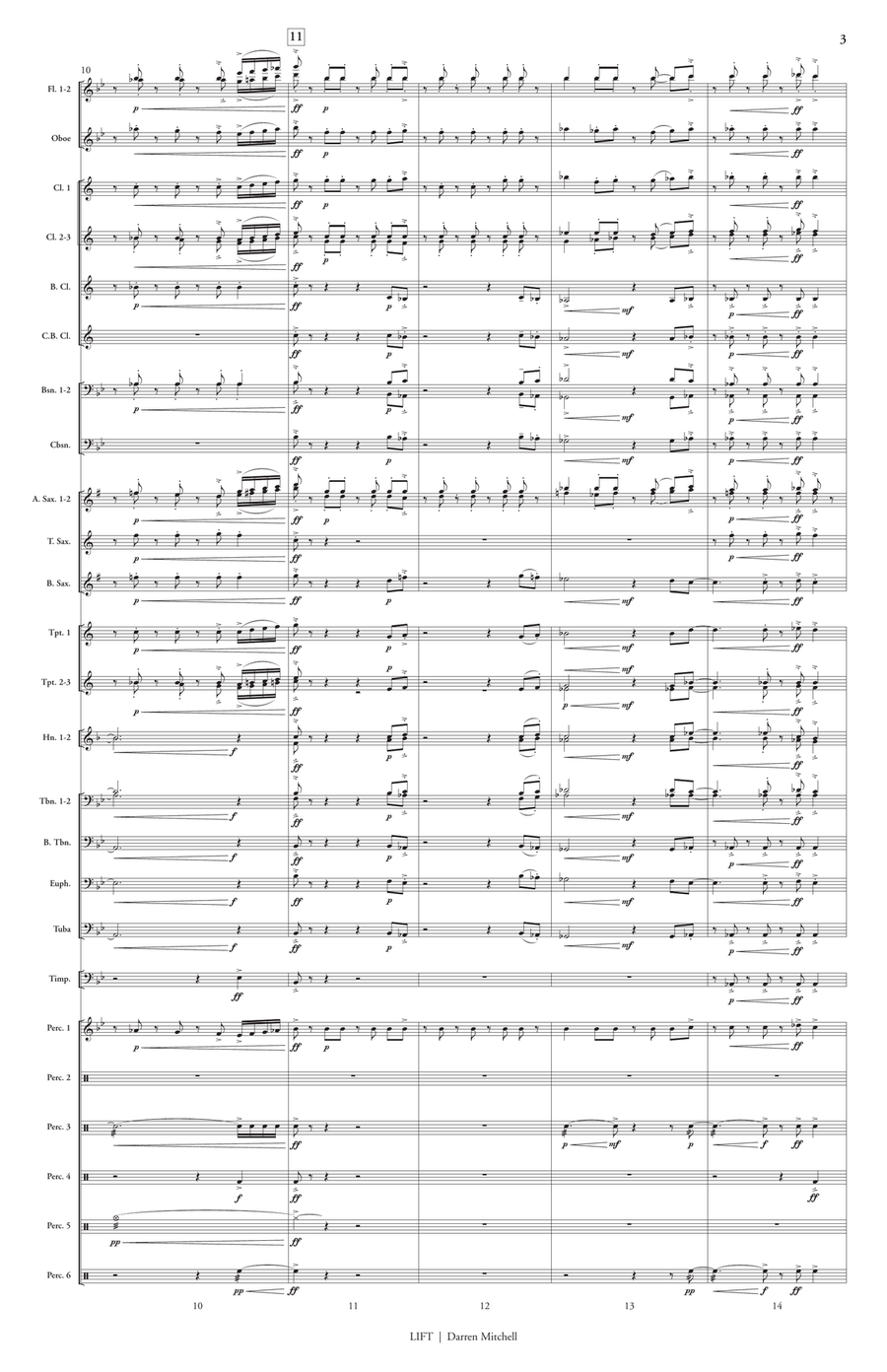Lift Lift Concert Band scores gallery preview page 5