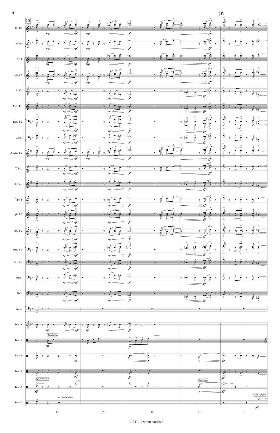 Lift Lift Concert Band scores gallery preview page 6