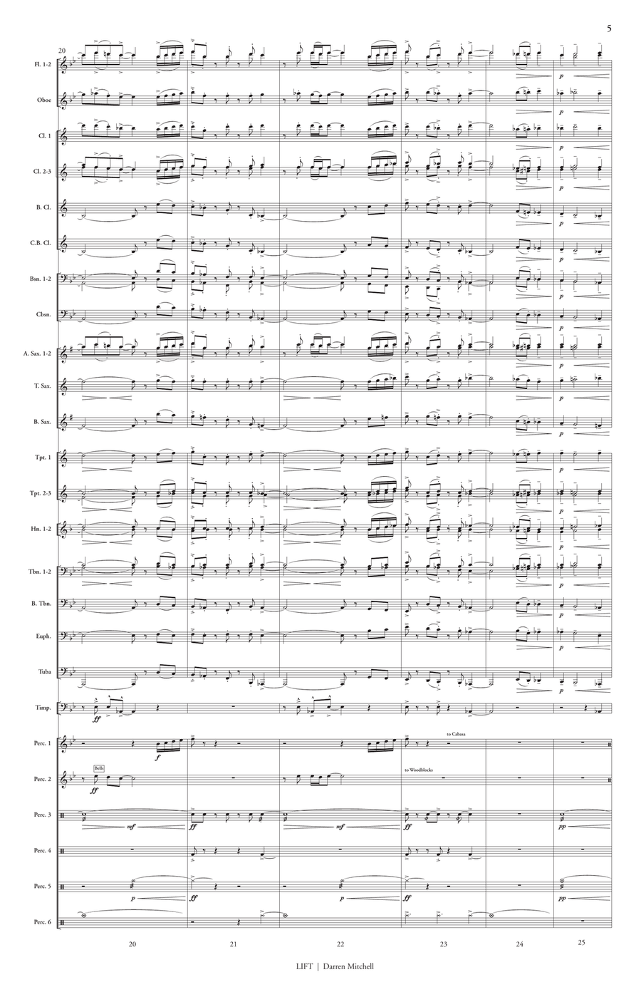 Lift Lift Concert Band scores gallery preview page 7