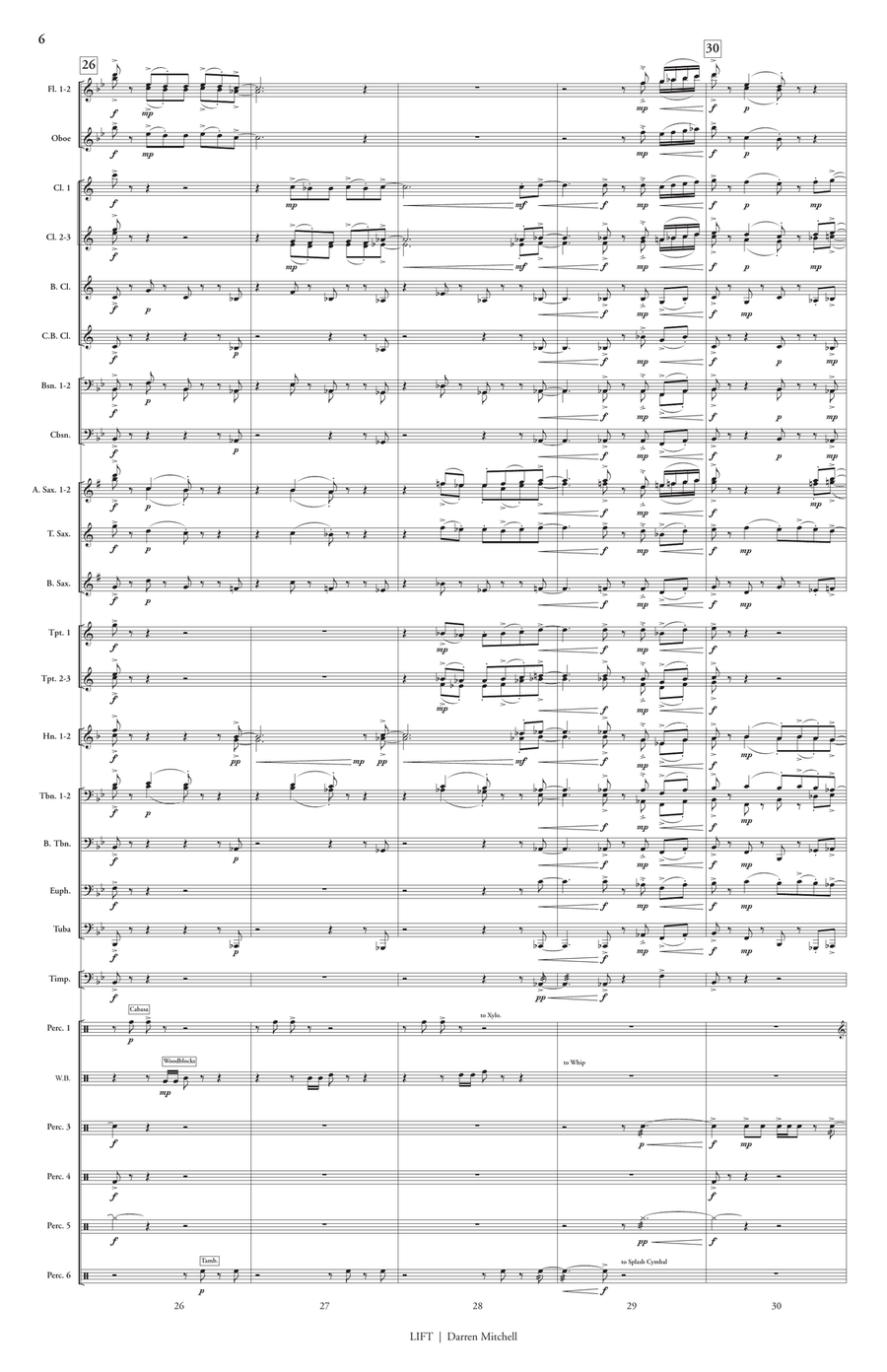 Lift Lift Concert Band scores gallery preview page 8