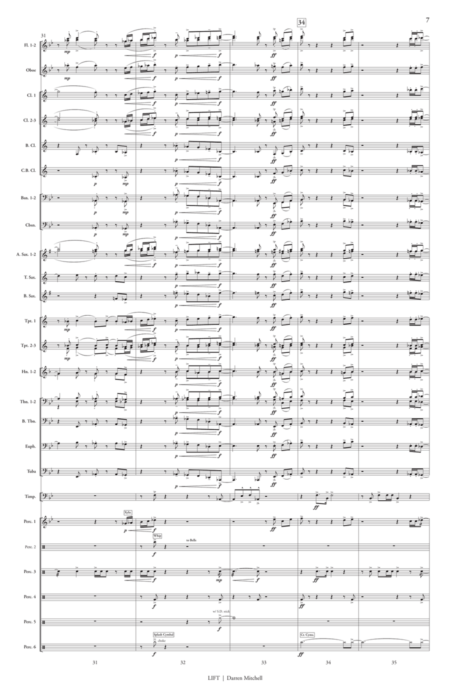 Lift Lift Concert Band scores gallery preview page 9
