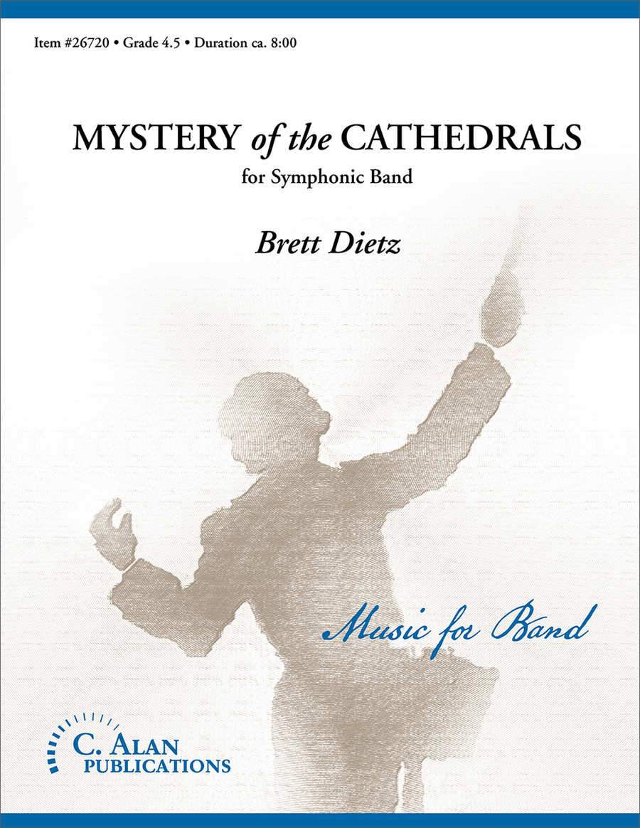 Mystery of the Cathedrals Concert Band scores gallery preview page 1