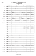 Mystery of the Cathedrals (score only) Concert Band scores gallery preview page 3