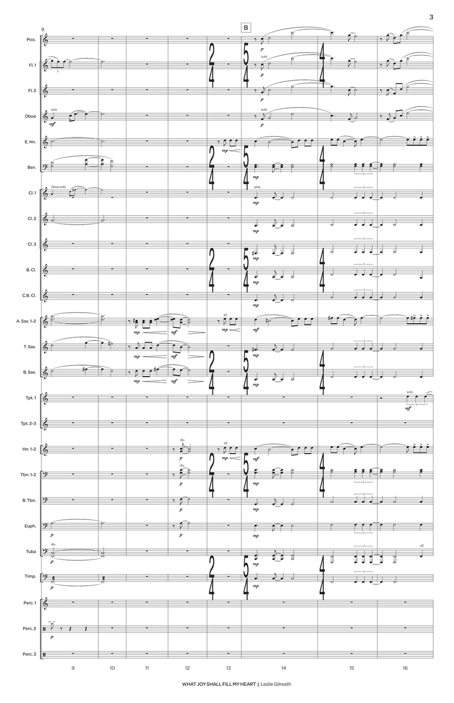 What Joy Shall Fill My Heart Concert Band scores gallery preview page 4