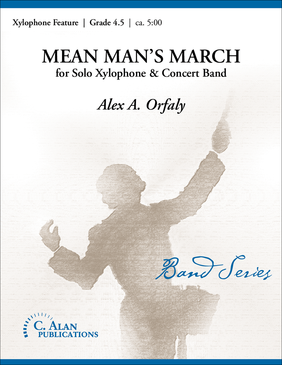 Mean Man's March (band version) Percussion scores gallery preview page 1