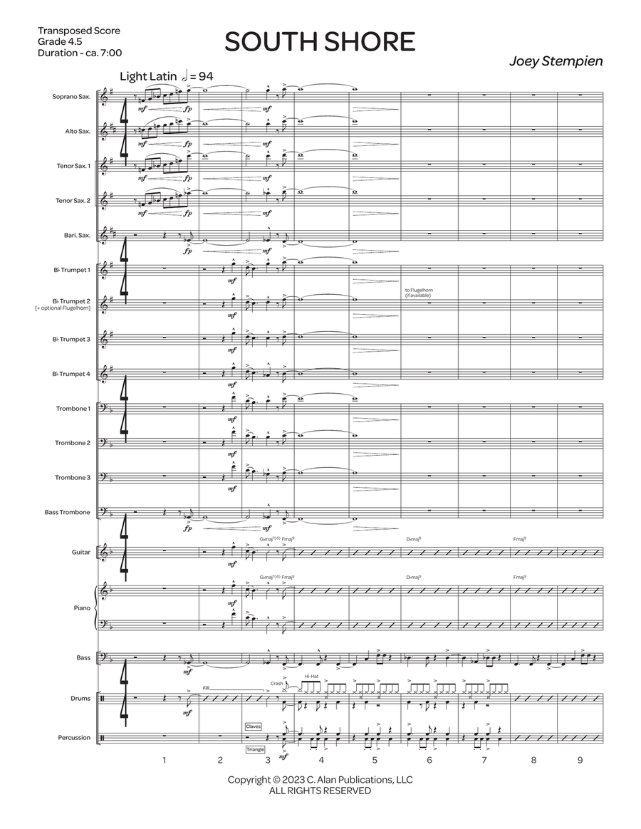 South Shore South Shore Jazz Ensemble scores gallery preview page 3