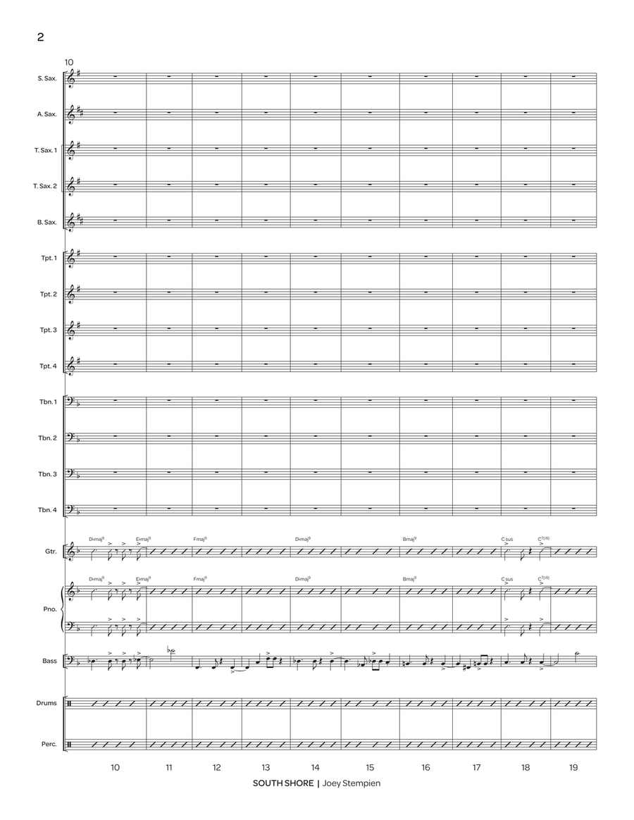 South Shore South Shore Jazz Ensemble scores gallery preview page 4