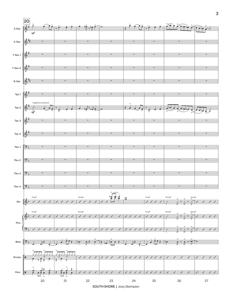 South Shore South Shore Jazz Ensemble scores gallery preview page 5
