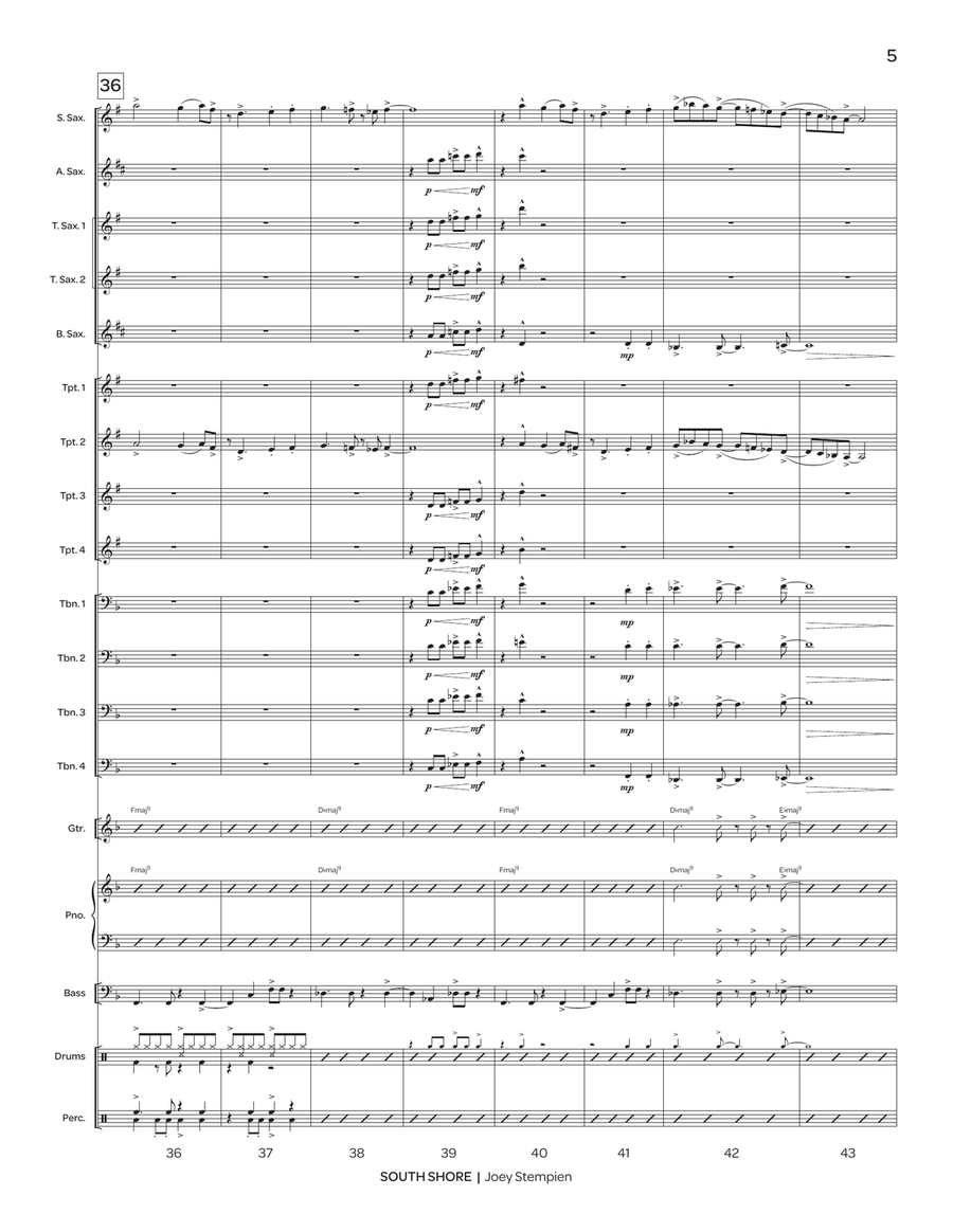South Shore South Shore Jazz Ensemble scores gallery preview page 7