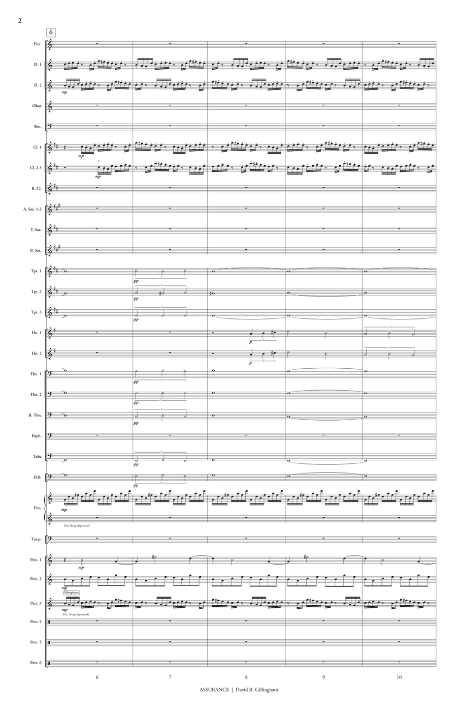 Assurance (score only) Assurance (score only) Concert Band scores gallery preview page 5