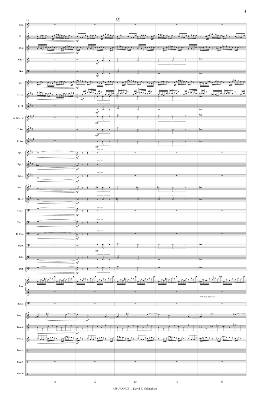 Assurance (score only) Assurance (score only) Concert Band scores gallery preview page 6