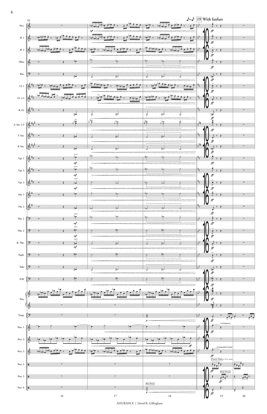 Assurance (score only) Assurance (score only) Concert Band scores gallery preview page 7