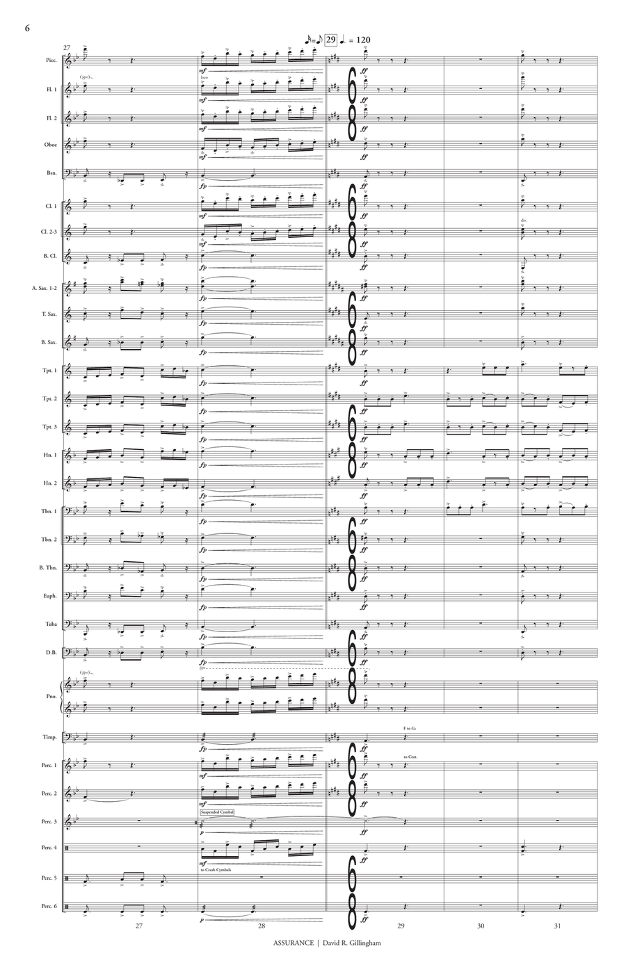 Assurance (score only) Assurance (score only) Concert Band scores gallery preview page 9