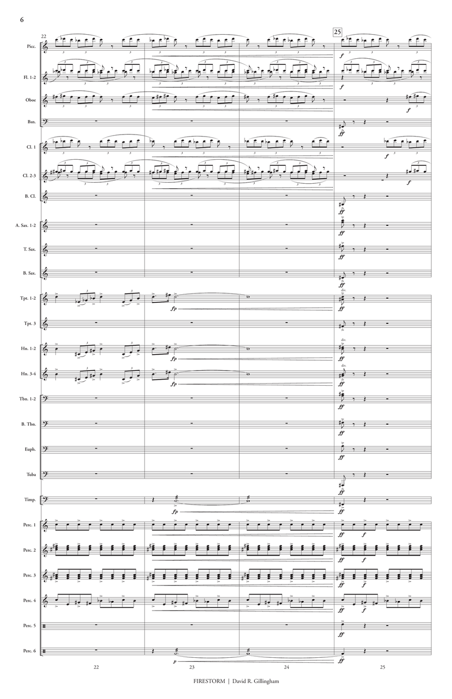 Firestorm (score only) Firestorm (score only) Concert Band scores gallery preview page 7
