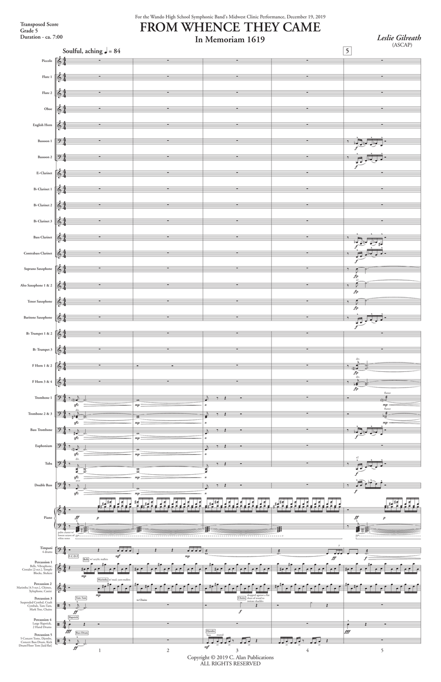 From Whence They Came From Whence They Came Concert Band scores gallery preview page 2