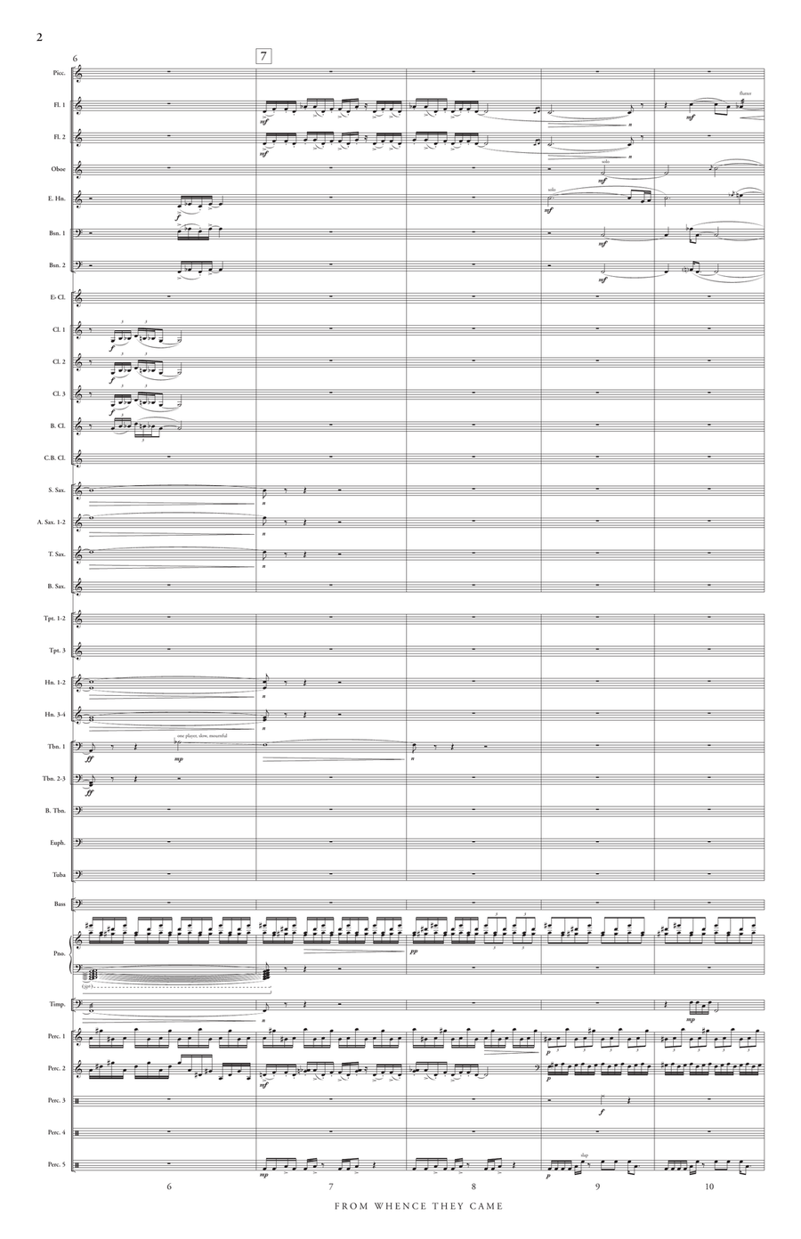 From Whence They Came From Whence They Came Concert Band scores gallery preview page 3