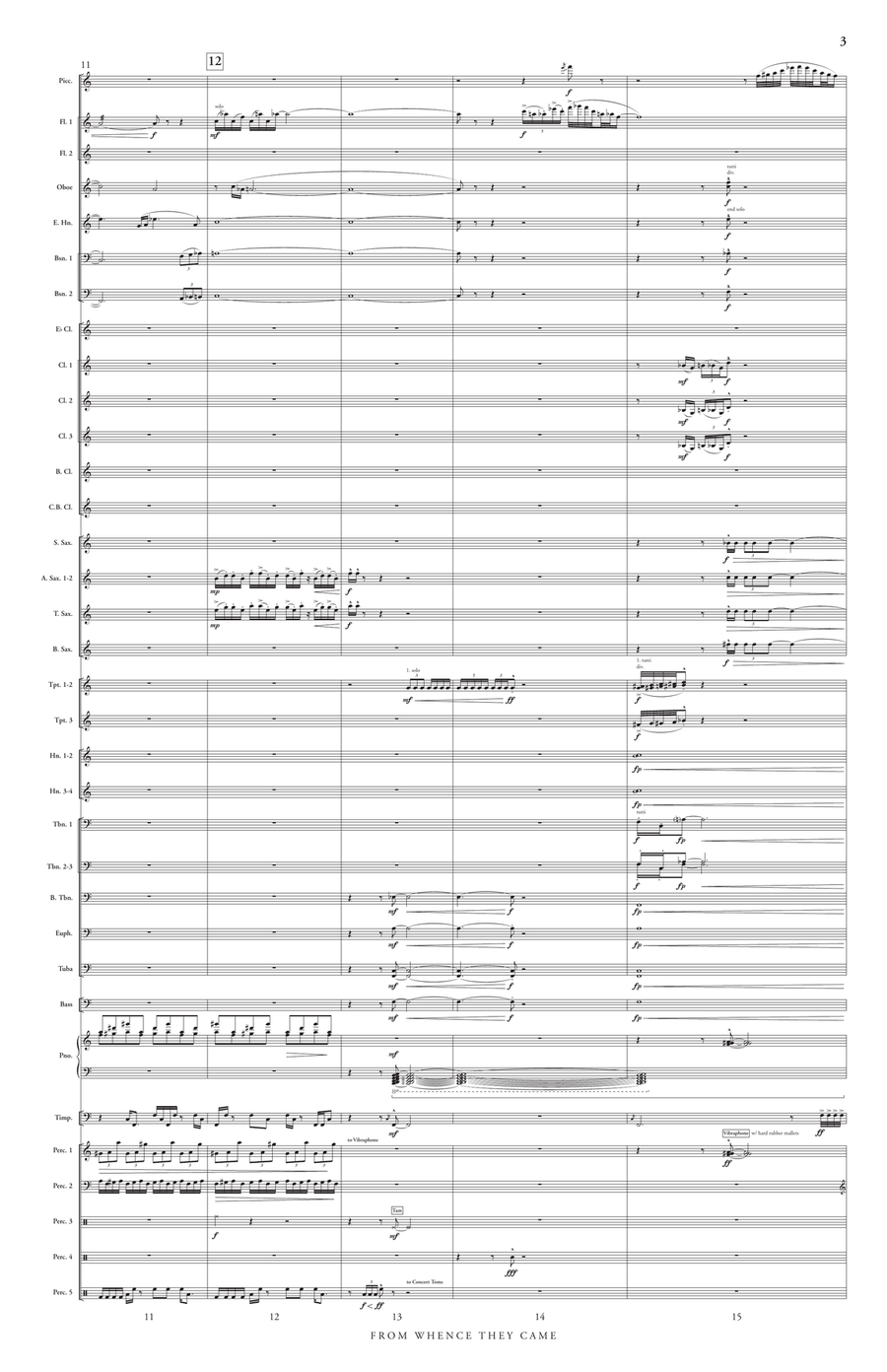 From Whence They Came From Whence They Came Concert Band scores gallery preview page 4