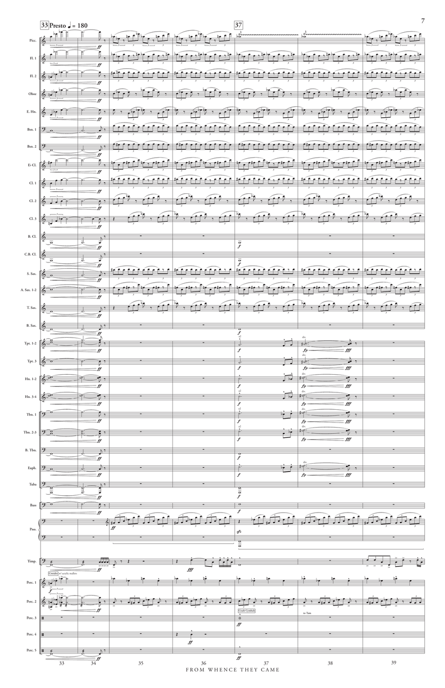 From Whence They Came From Whence They Came Concert Band scores gallery preview page 8