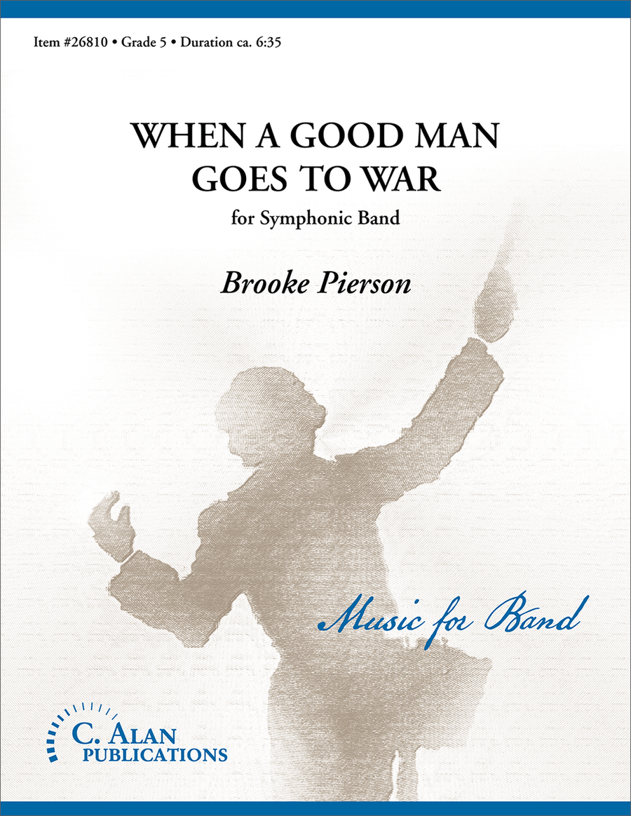 When a Good Man Goes to War Concert Band scores gallery preview page 1