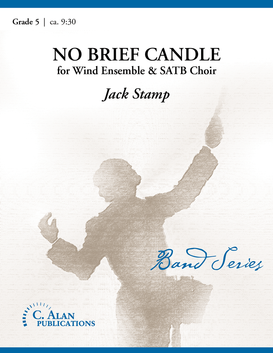 No Brief Candle (score only) Choir scores gallery preview page 1