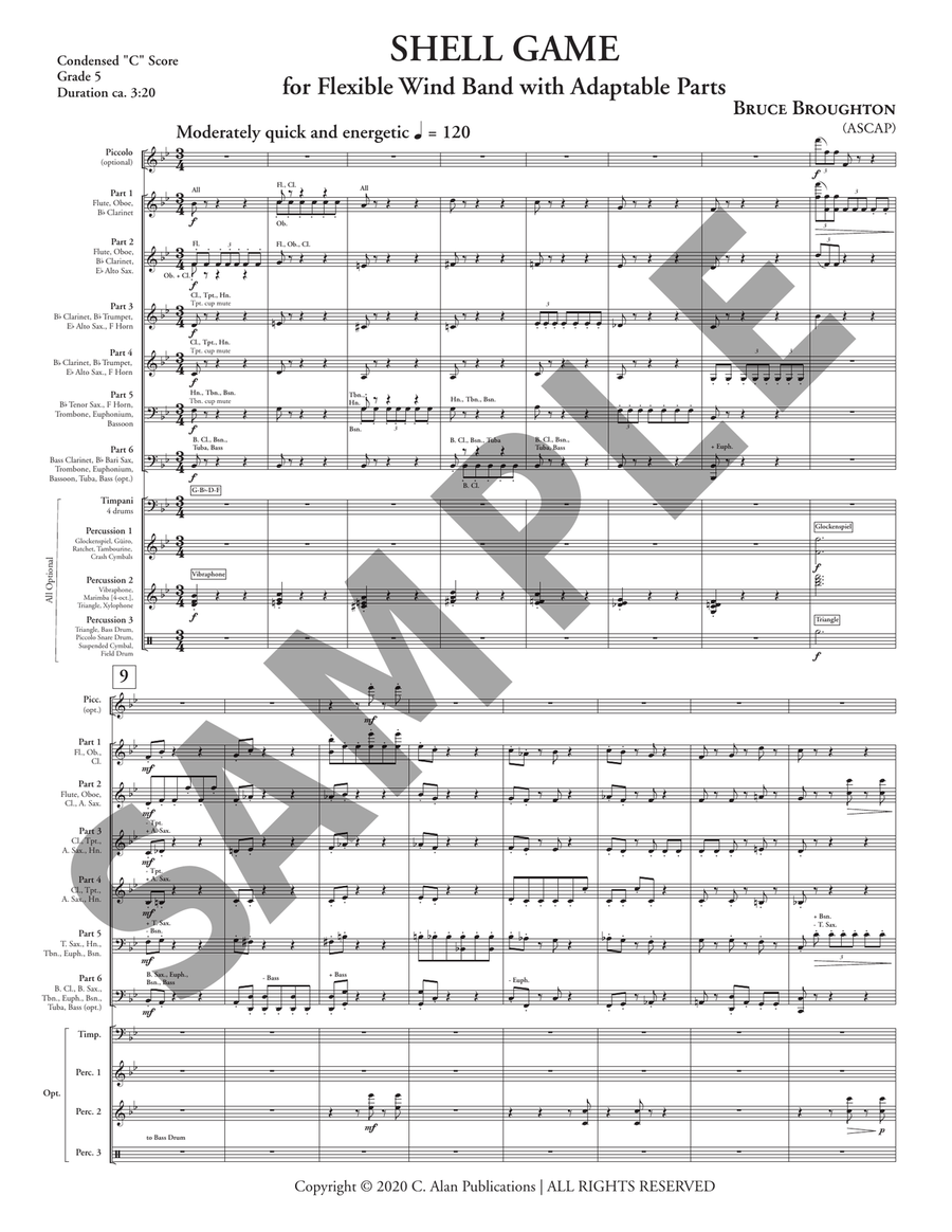 Shell Game (condensed score) Study Score scores gallery preview page 4