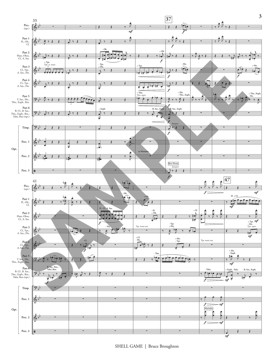 Shell Game (condensed score) Study Score scores gallery preview page 6