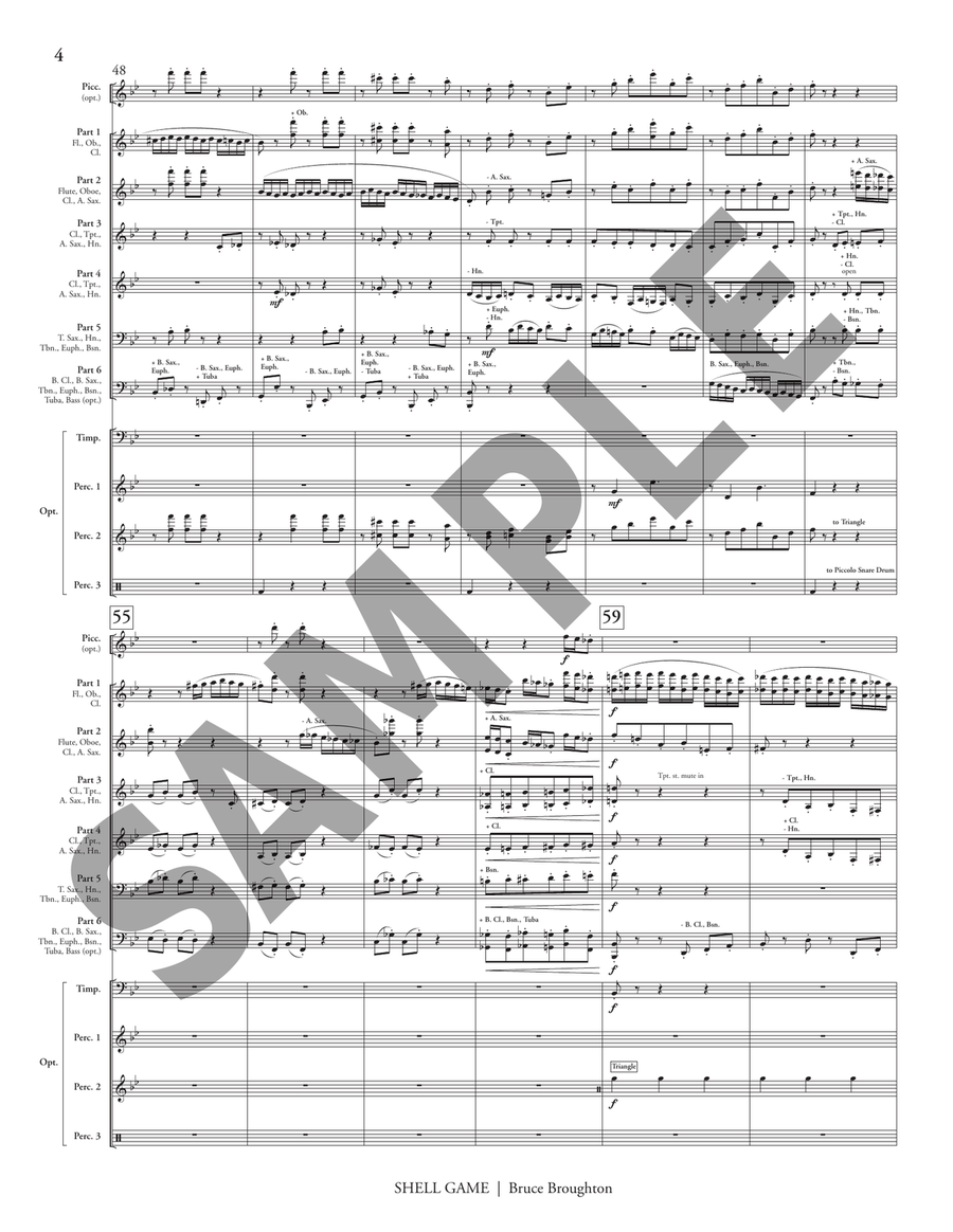 Shell Game (condensed score) Study Score scores gallery preview page 7