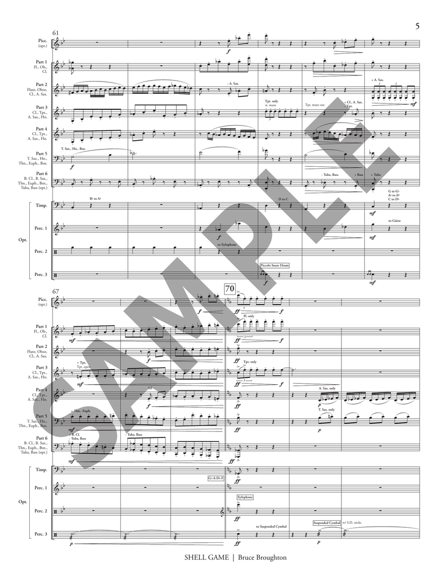 Shell Game (condensed score) Study Score scores gallery preview page 8