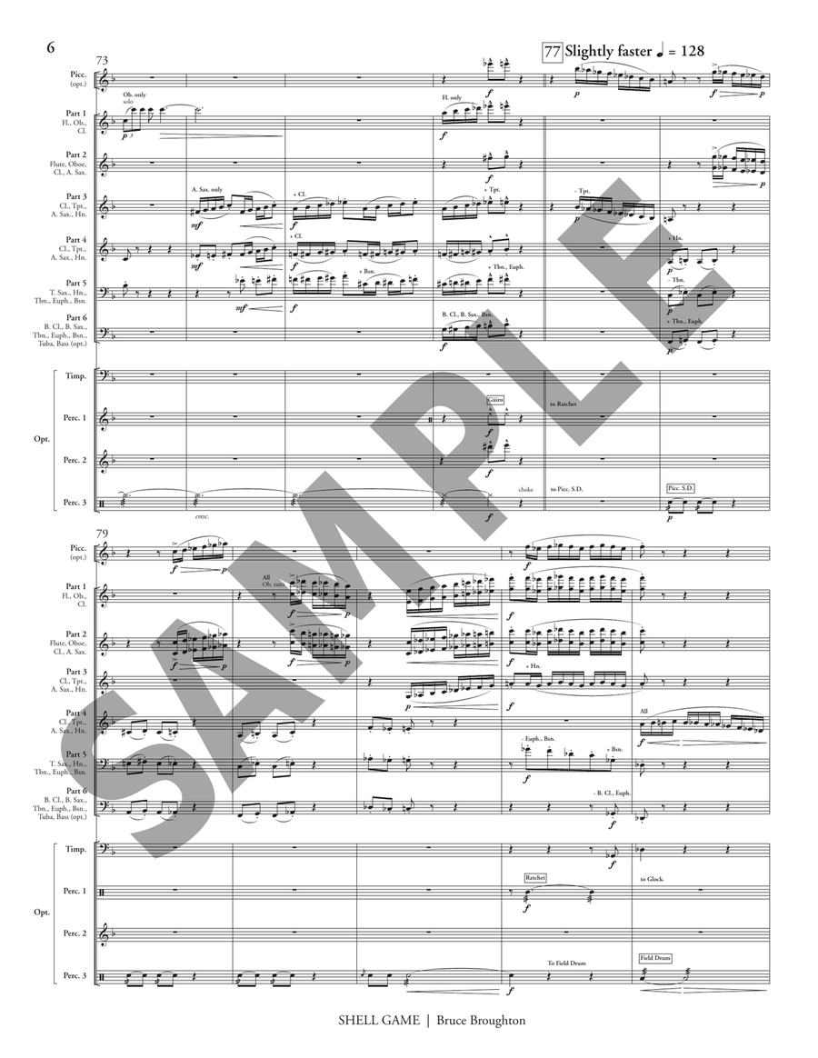 Shell Game (condensed score) Study Score scores gallery preview page 9