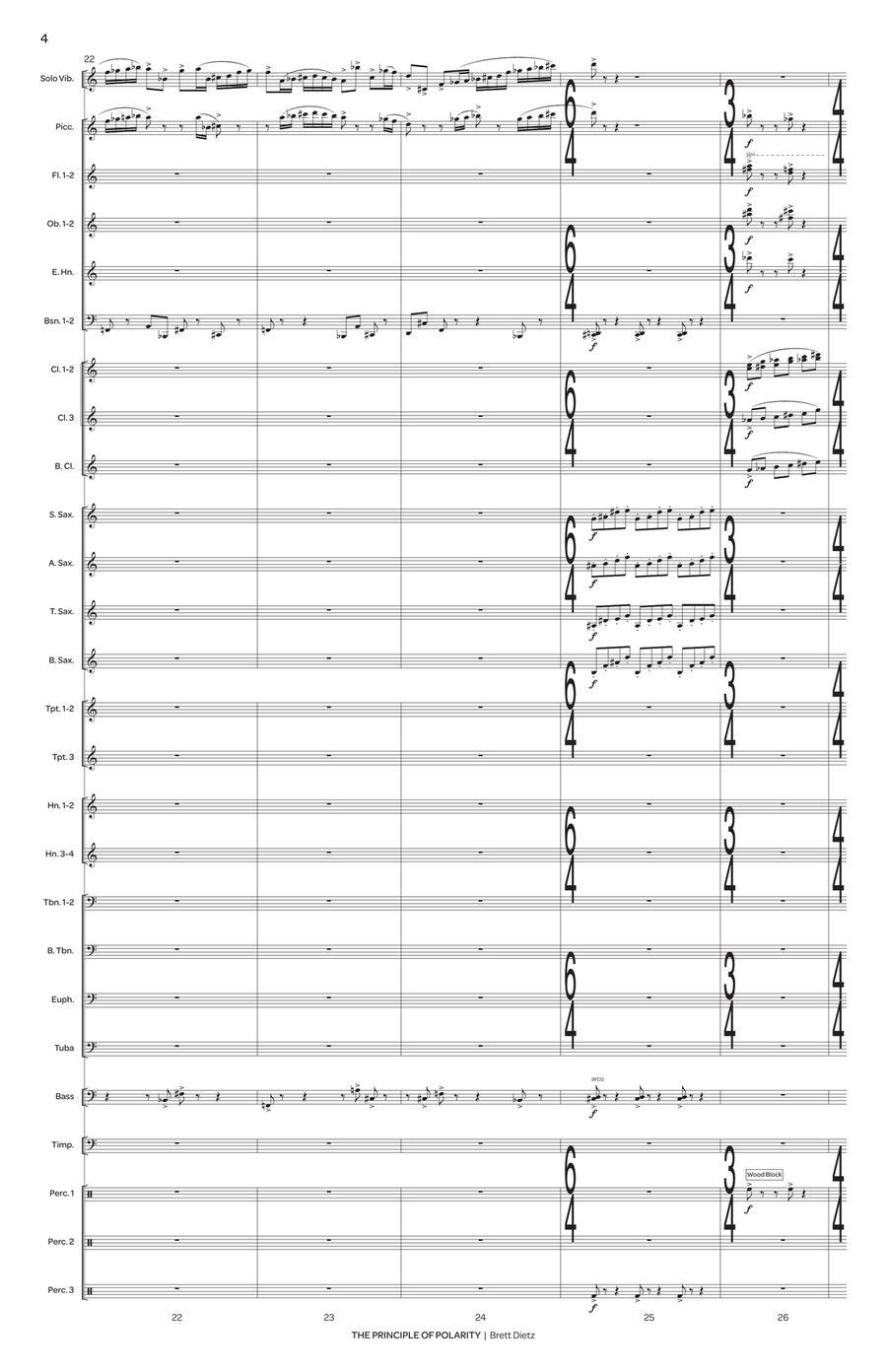 The Principle of Polarity (score only) Vibraphone scores gallery preview page 5