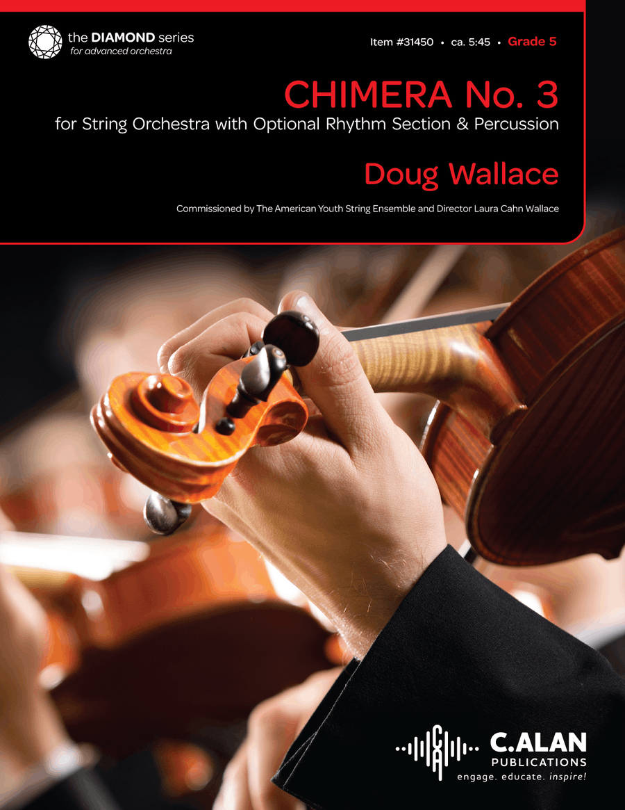 Chimera No. 3 (score only) String Orchestra scores gallery preview page 1