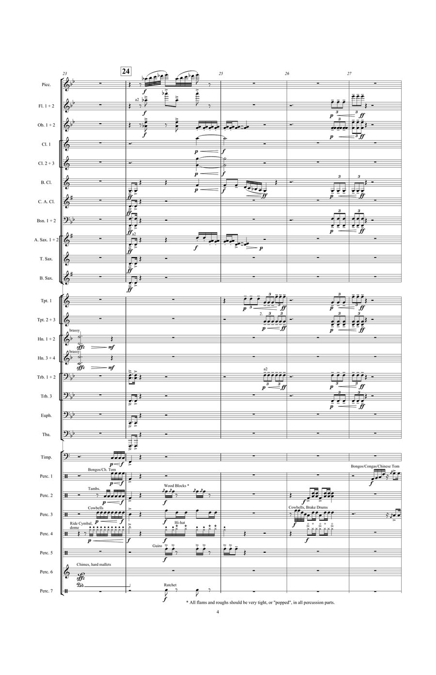 Jagged Edges Jagged Edges Concert Band scores gallery preview page 6