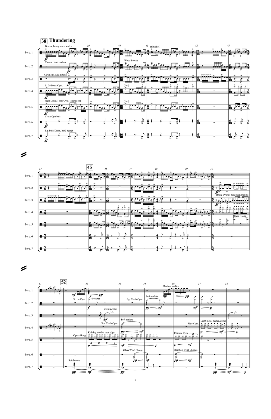 Jagged Edges Jagged Edges Concert Band scores gallery preview page 9